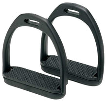Stirrup Irons Compositi Black [:large]