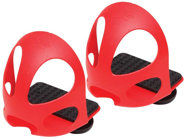 Toe Cage Stirrup Irons Pair Black [:large]