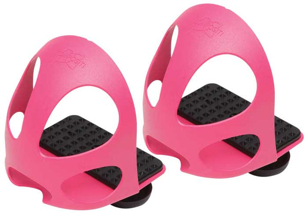 Toe Cage Stirrup Irons Pair Black [:large]