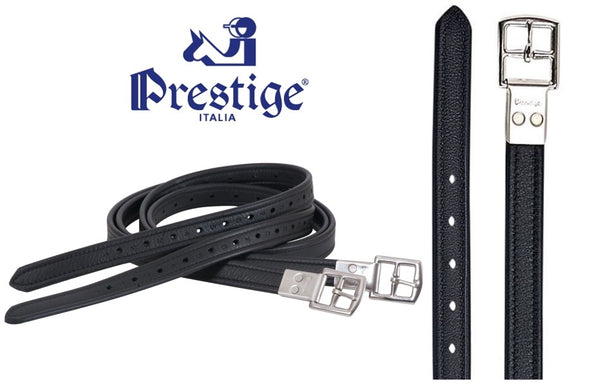 Stirrup Leathers Prestige Non Stretch Black [:135cm]