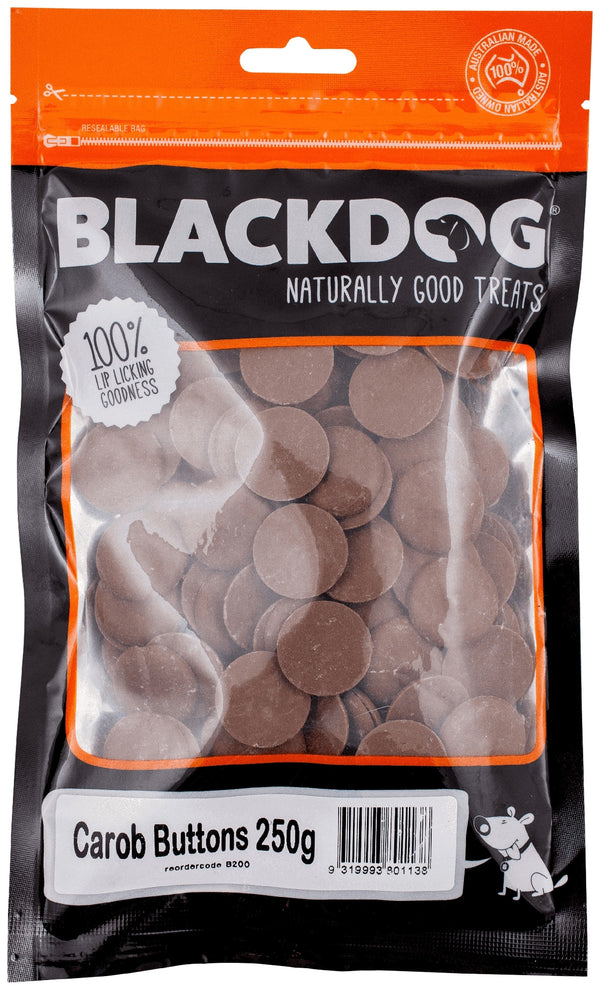 Blackdog Carob Buttons 250gm