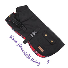 Kazoo Dog Rug Aussie Oilskin Black [:59.5cm]