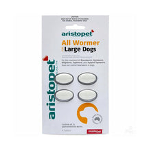 Wormer Aristopet Tablet All Large Dog 4 Pack