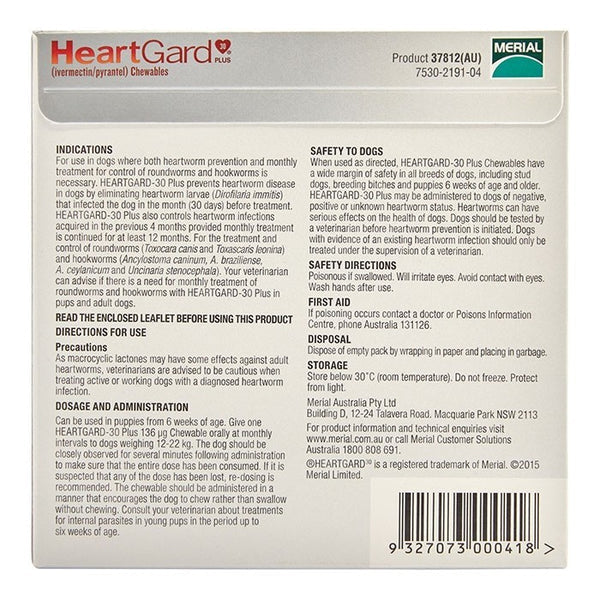 Heartgard Dog 6 Pack [:large]