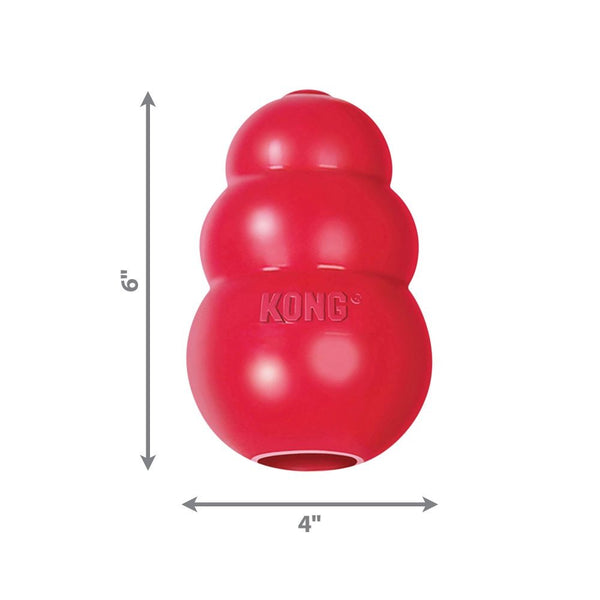 Kong Dog Toy Classic Red [:xxl]