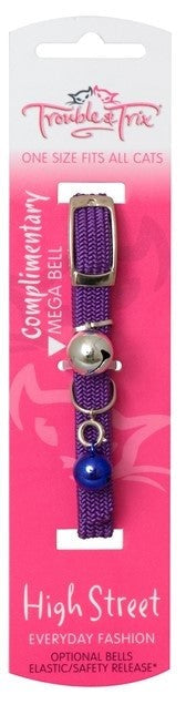 Cat Collar Trouble & Trix High Stretch Purple