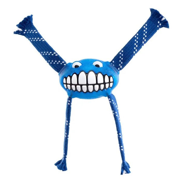 Rogz Dog Toy Flossy Grinz Blue [:medium]