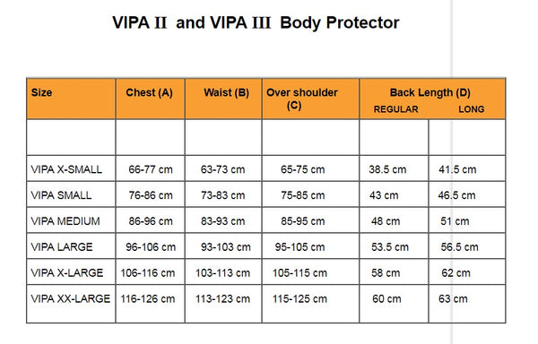 Body Protector Vipa 3 [:extra Large Long By Order]