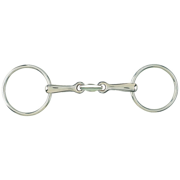 Training Snaffle Loose Ring Stainless Steel [:11.5cm 4.5"]