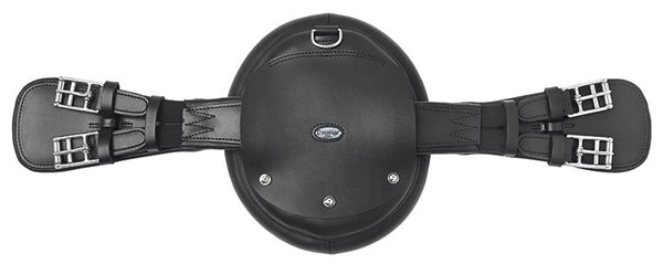 Girth Prestige Relax Leather Dressage Black [:65cm]