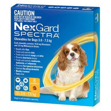 Nexgard Spectra Dog 3.6kg-7.5kg 6 Pack