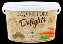 Horse Treat Equine Pure Delights Carrot Mint Turmeric Chia [:500gm]