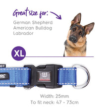 Kazoo Dog Collar Classic Adjustable Blue [:extra Large]