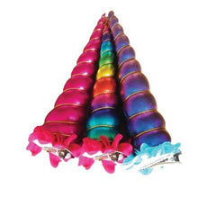 Unicorn Clip On To Browband Rainbow