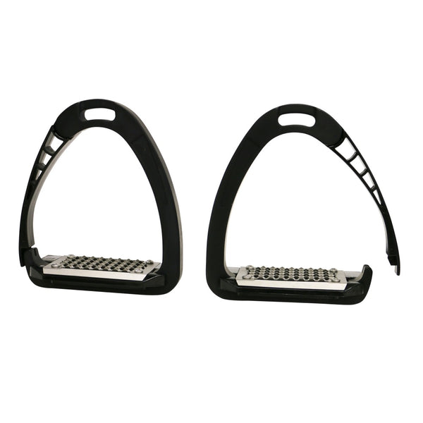 Stirrup Irons Acavallo Arena Alupro Safety Black