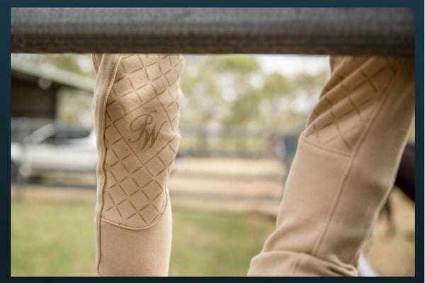 Jodhpurs Peter Williams Gel Seat Pull On Childs Beige [:08]
