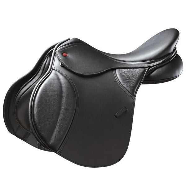Thorowgood T8 All Purpose Compact Saddle Standard Wither Black [:17.0"]