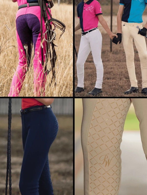 Jodhpurs Peter Williams Gel Seat Pull On Childs Beige [:04 By Order]