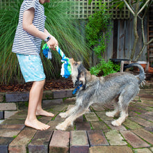 Kazoo Dog Toy Twisted Rope Knot Bone [:small]