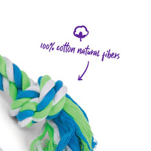 Kazoo Dog Toy Twisted Rope Knot Bone [:small]