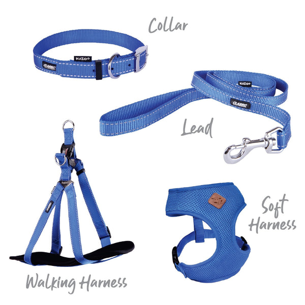 Kazoo Dog Leash Classic Blue 1800mm [:15mm]