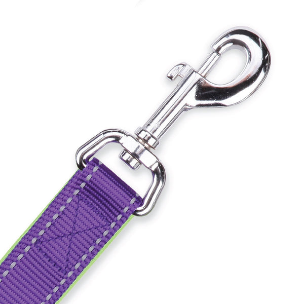 Kazoo Dog Leash Active Purple & Lime 1800mm [:15mm]
