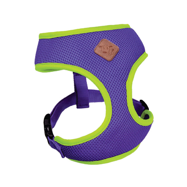 Kazoo Harness Active Soft Purple & Lime [:xxs]