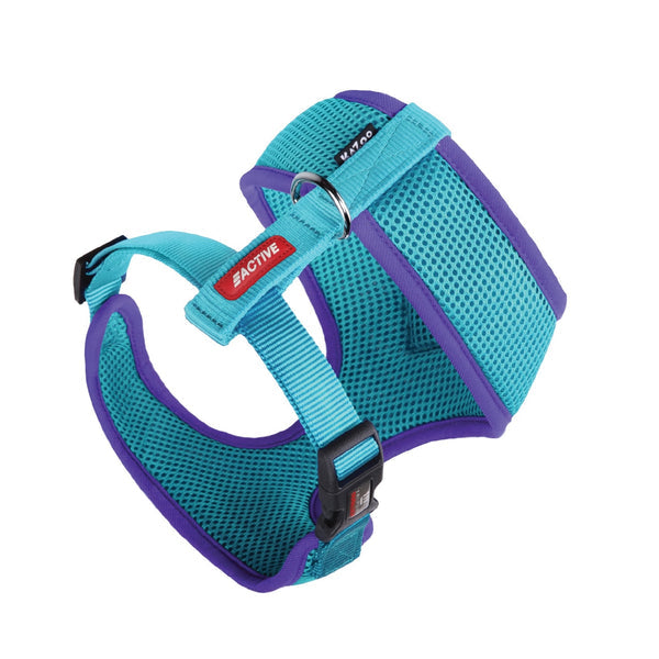 Kazoo Harness Active Soft Aqua & Purple [:xxs]