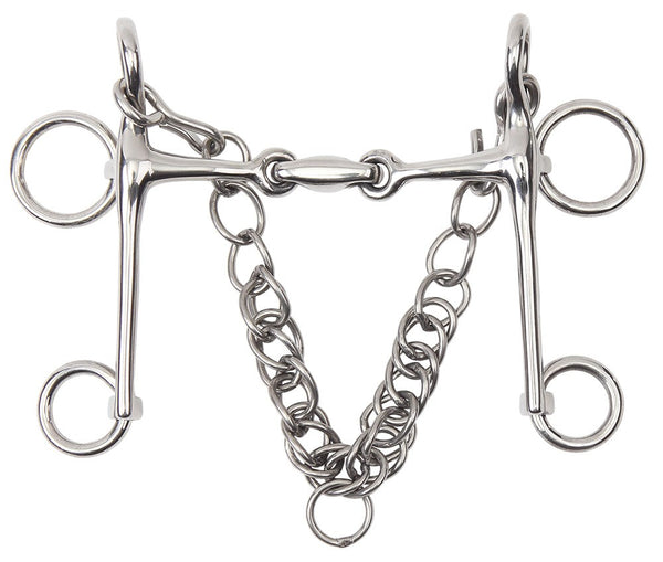 Rugby Pelham Bit Training Mouth Stainless Steel [:10.0cm 4.0"]