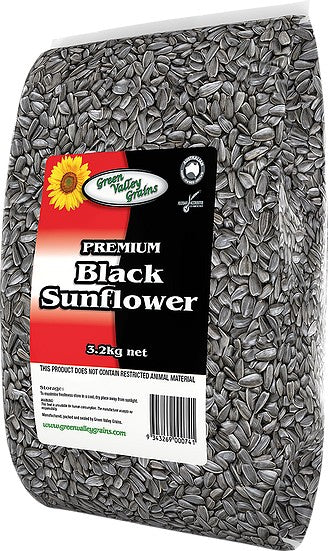 Green Valley Grains Black Sunflower 3.2kg 