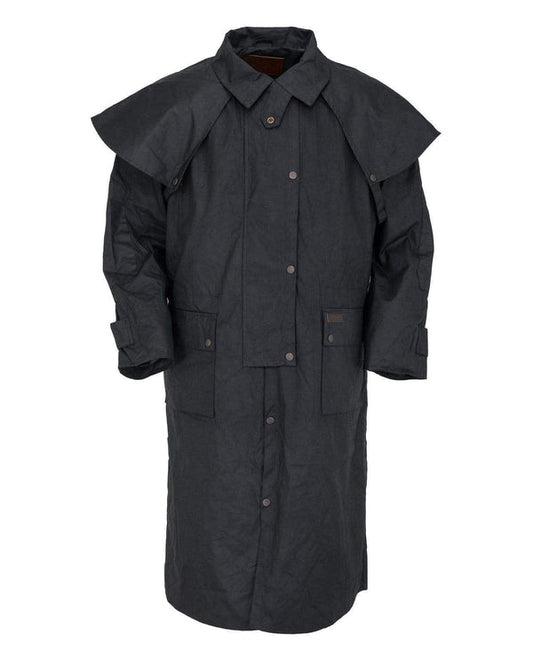 Oilskin Outback Low Rider 3/4 Length Coat Brown [:extra Small]