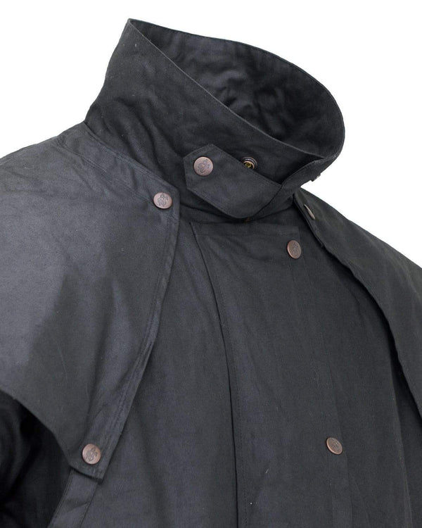 Oilskin Outback Low Rider 3/4 Length Coat Brown [:extra Small]