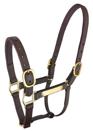 Headstall Nameplate Pn Deluxe Brown [:cob]