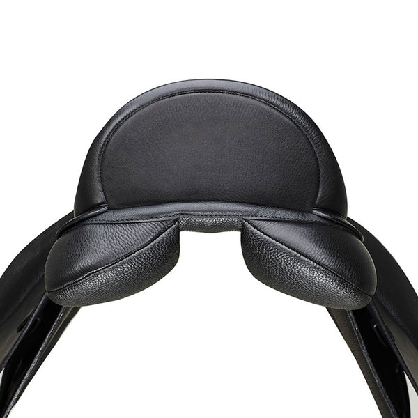 Arena Dressage Saddle Black [:43cm 17.0"]