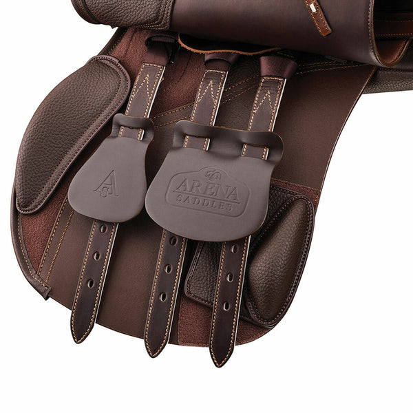 Arena All Purpose Wide Saddle Brown [:43cm 17.0"]