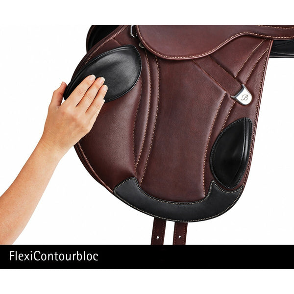 Bates Advanta Jumping Saddle Cair Classic Black [:43cm / 17.0"]