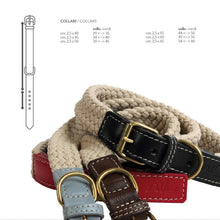 Da Vinci Giovanna Flat Rope Collar Black [:40cm X 2.5cm]