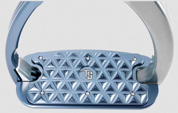 Tech Stirrup Irons Venice Evo Flat Safety Stirrups Black & Brown