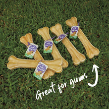 Kazoo Treat Rawhide Pressed Bone 11cm Pack Of 6