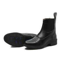 Boots Riding Eurohunter Zip Paddock Black Adults [:4.0]