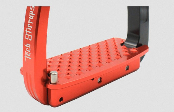 Tech Stirrup Irons Venice Young Safety Stirrups Black & Red