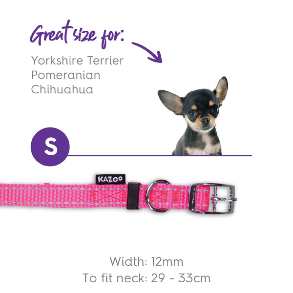 Kazoo Dog Collar Classic Pink [:extra Large]
