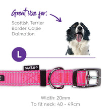 Kazoo Dog Collar Classic Pink [:extra Large]