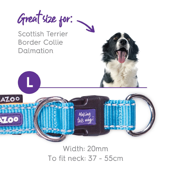 Kazoo Dog Collar Active Adjustable Ocean Sunrise [:extra Large]