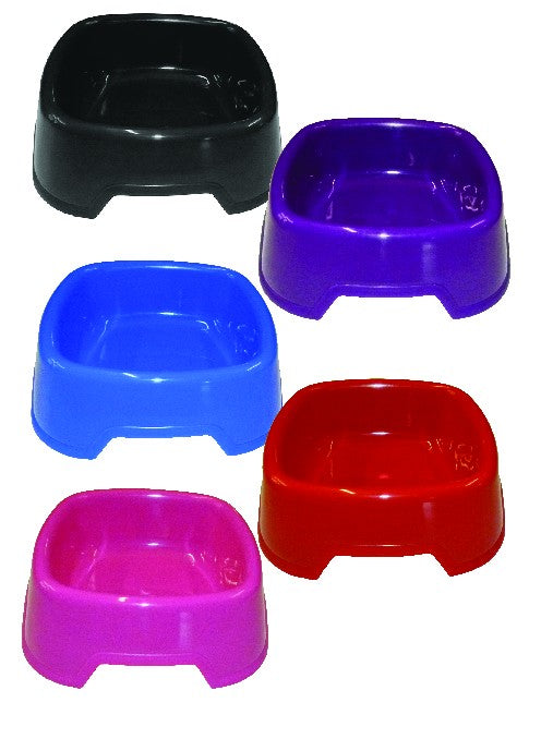 Bowl Plastic Square K9 24cm Large [:black]