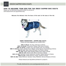 Zeez Dog Coat Dapper Sky Blue [:19cm]