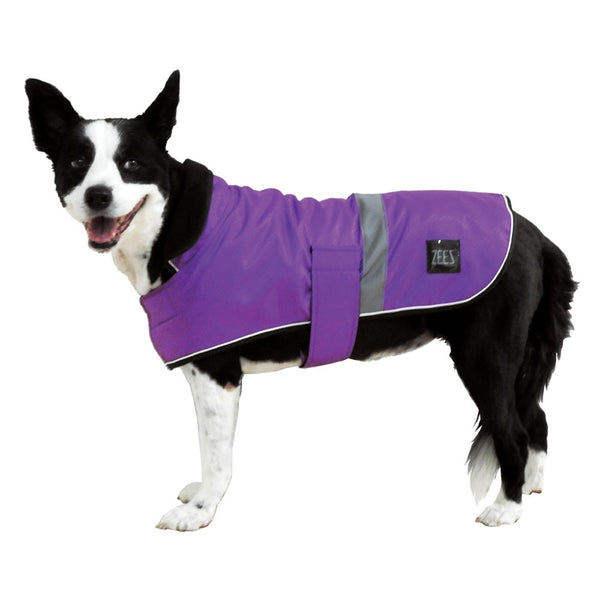 Zeez Dog Coat Dapper Royal Purple [:19cm]