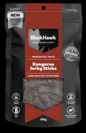 Blackhawk Dog Treat Kangaroo Sticks 100gm