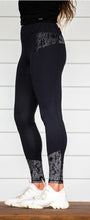 Tights Bare Equestrian Performance Riding Black Python [:extra Small]