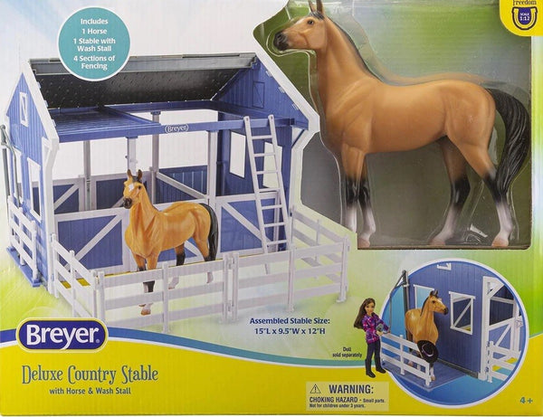 Breyer Freedom Deluxe Country Stable & Horse & Wash Stall